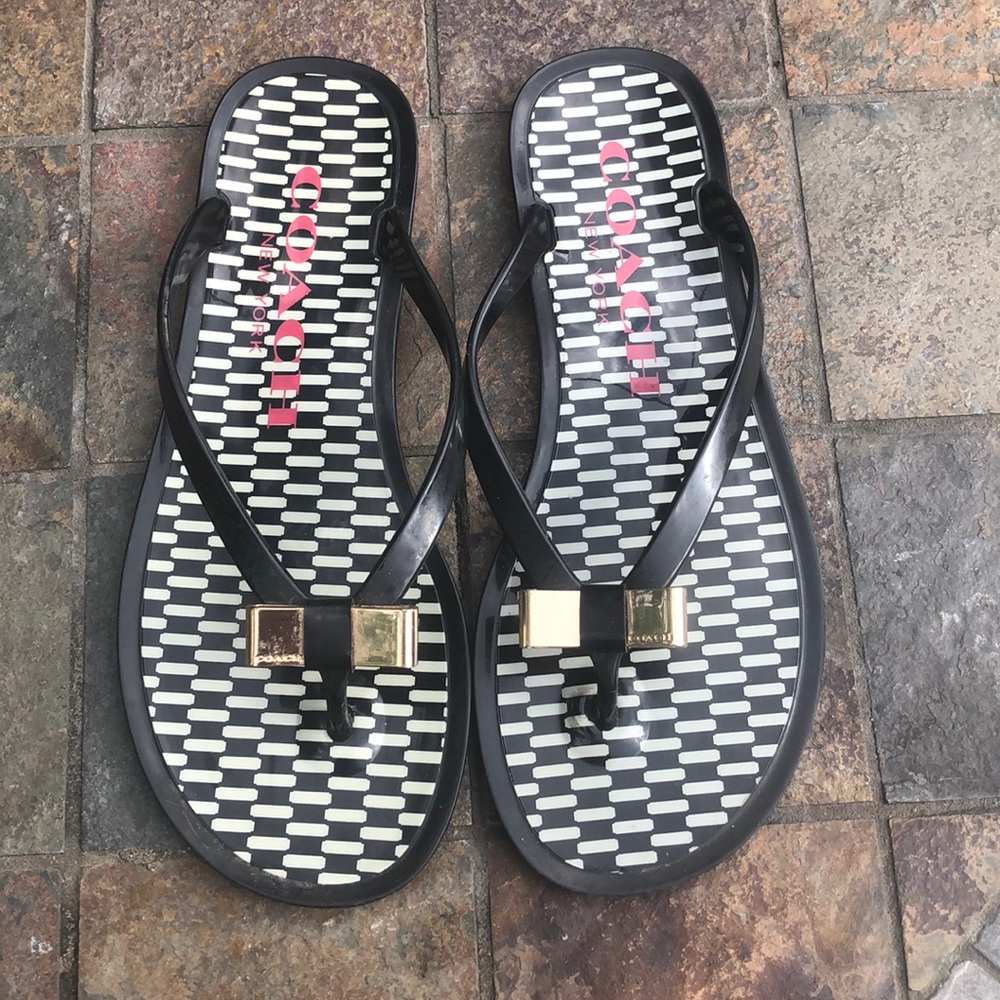 🔥Coach flip-flops